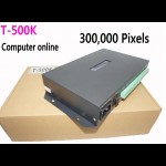 T500K RGB LED Pixel controller Live transmission WS2801/WS2811/6812/8806/APA102 8 ports up to 300000 pixels