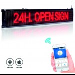 1 meter Long Wifi remote controled 16*128 Advertising LED Screen