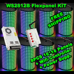 8X 16*16 LED Panel KIT WS2812B RGB LED + Wifi Controller + PSU 256 Pixels 