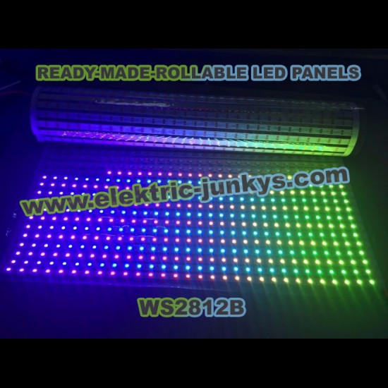 WS2813/WS2812/SK6812 Flexible Rollable LED Panel 1000X1000mm 3600LED´s ...