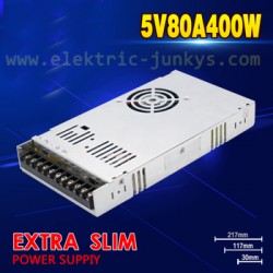 400W 80A 5V Single Output AC/DC Switching Power Supply Ultra Slim 