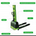 self loading portable forklift electric stacker 500kg - 1000kg 